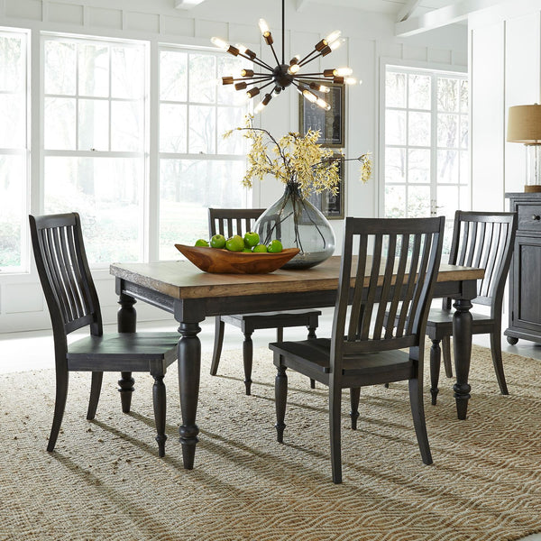 Harvest Home 5 Piece Reactangular Table Set - 879-DR-5RLS