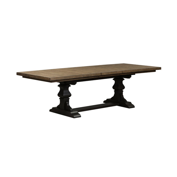 Harvest Home 6 Piece Trestle Table Set - 879-DR-6TRS