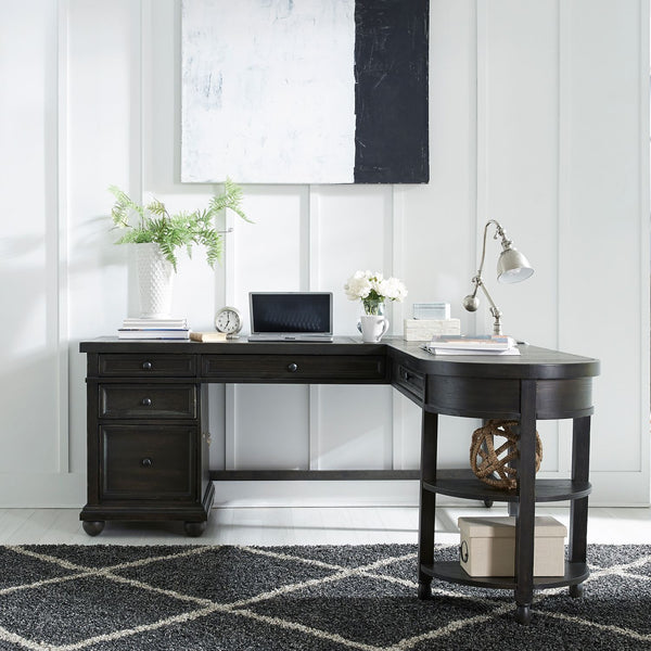 Harvest Home L Writing Desk Base - 879-HO111B