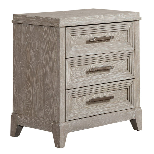 Belmar King California Upholstered Bed, Dresser & Mirror, Night Stand