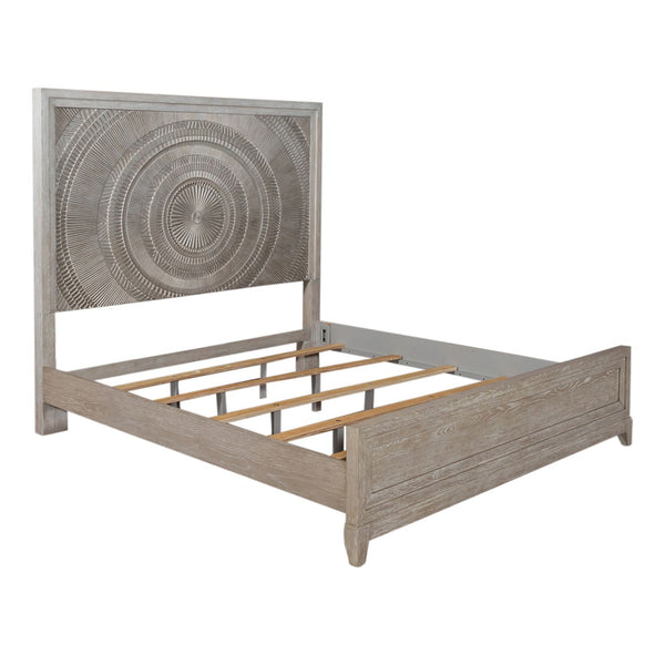 Belmar King California Panel Bed, Dresser & Mirror, Night Stand - 902-BR-CPBDMN
