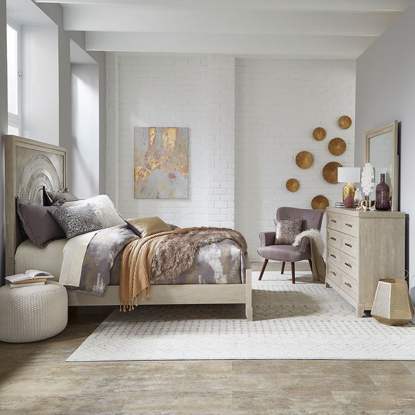Belmar Queen Panel Bed, Dresser & Mirror - 902-BR-QPBDM