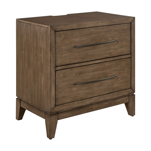 Shaker Lakes Nightstand w/ Charging Station - 936-BR61