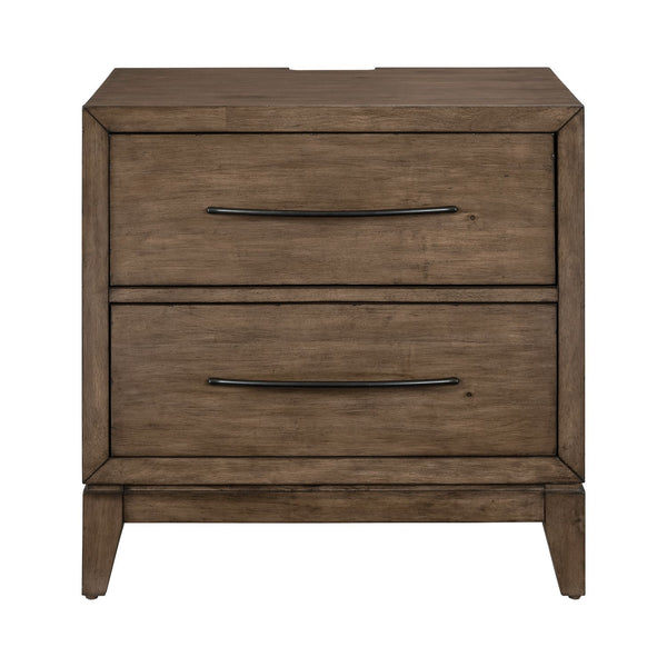 Shaker Lakes Nightstand w/ Charging Station - 936-BR61