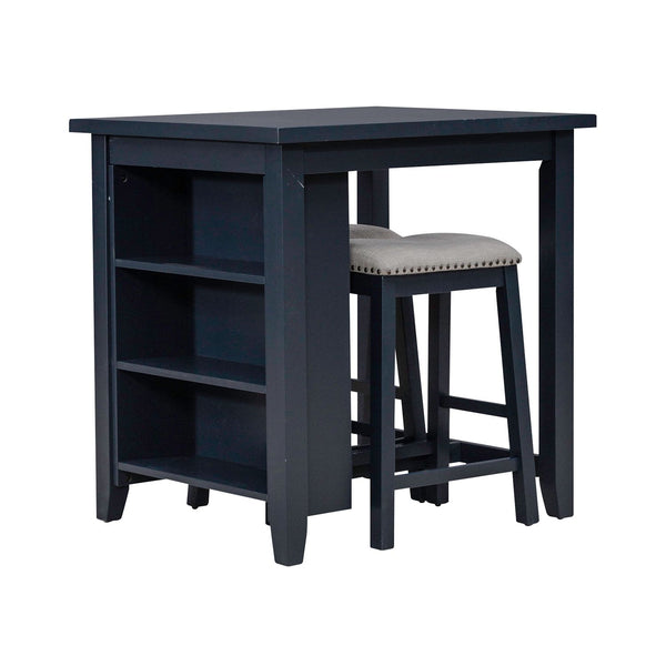 Brook Creek 3 Piece Counter Set - Navy - 942NY-CD-3CTS