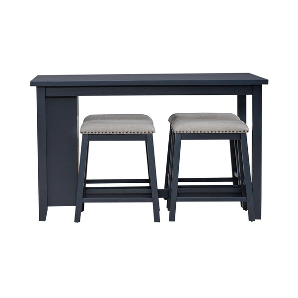 Brook Creek 5 Piece Counter Set- Navy - 942NY-CD-5CTS