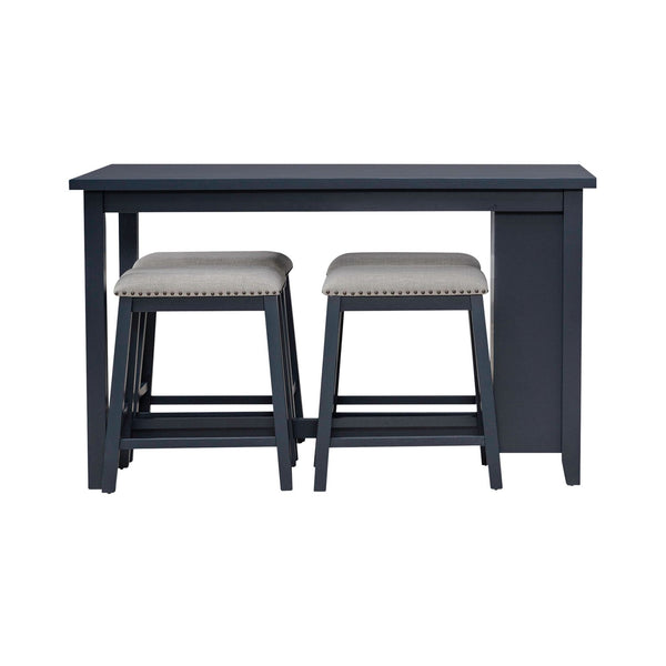 Brook Creek 5 Piece Counter Set- Navy - 942NY-CD-5CTS