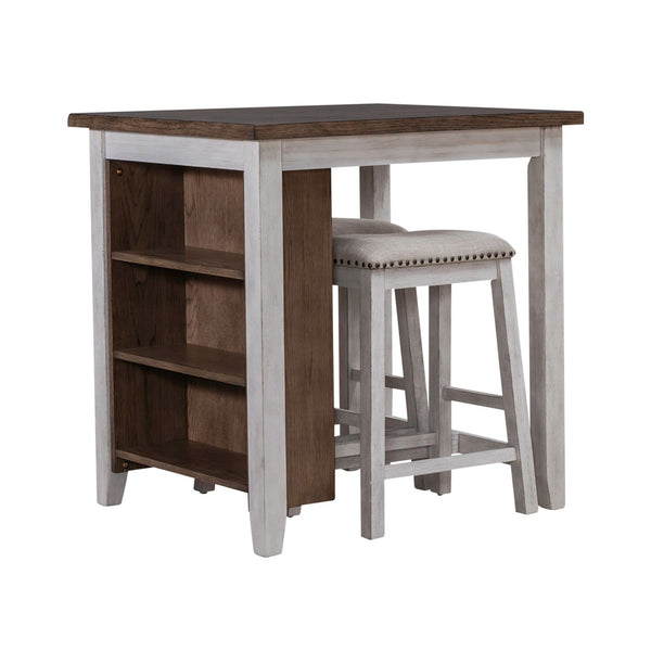 Brook Creek 3 Piece Counter Set - Two Tone - 942TT-CD-3CTS