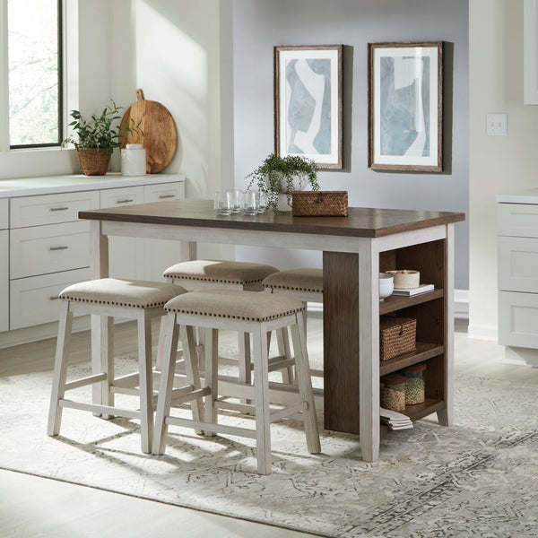 Brook Creek 5 Piece Counter Set- Two Tone - 942TT-CD-5CTS