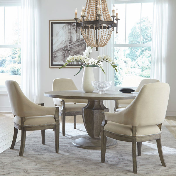 Westfield Opt 5 Piece Pedestal Table Set - 944-CD-O5PDS