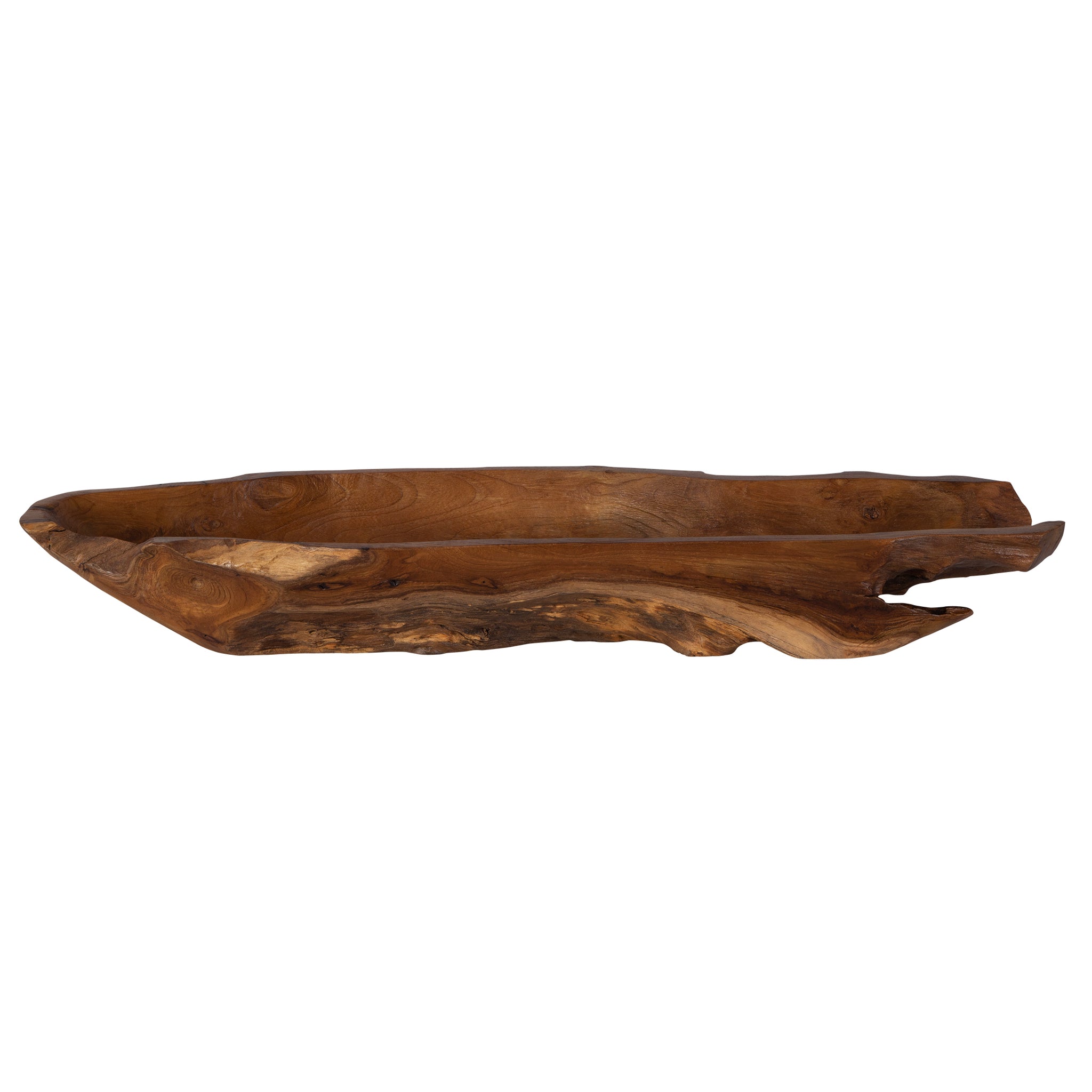 Uttermost Teak Leaf Bowl