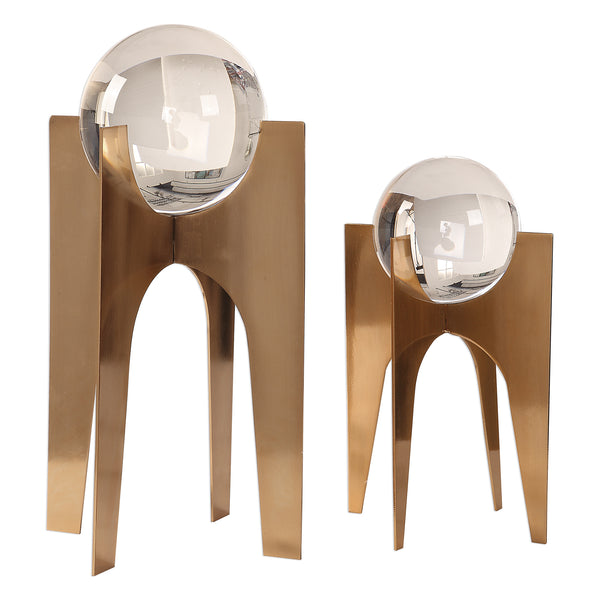 Uttermost Ellianna Crystal Spheres, S/2