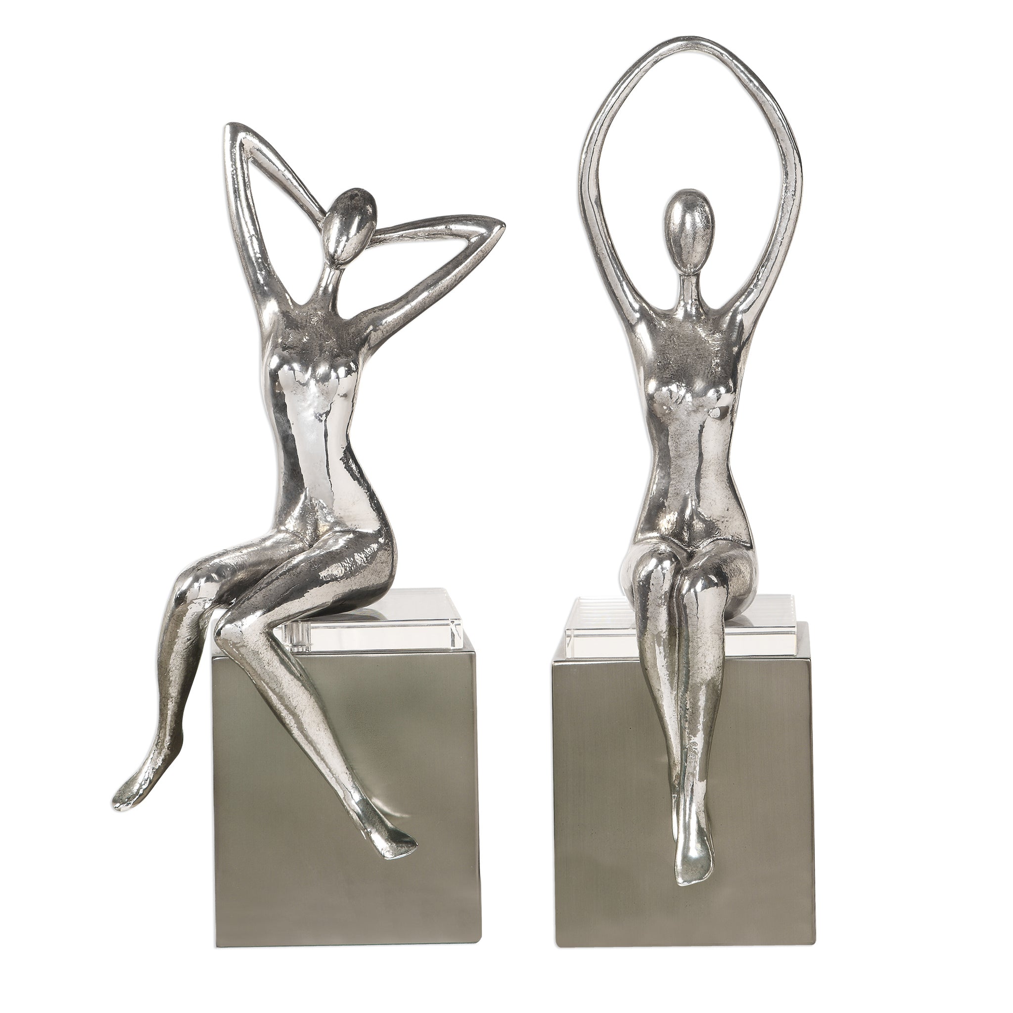 Uttermost Jaylene Silver Sculptures, S/2
