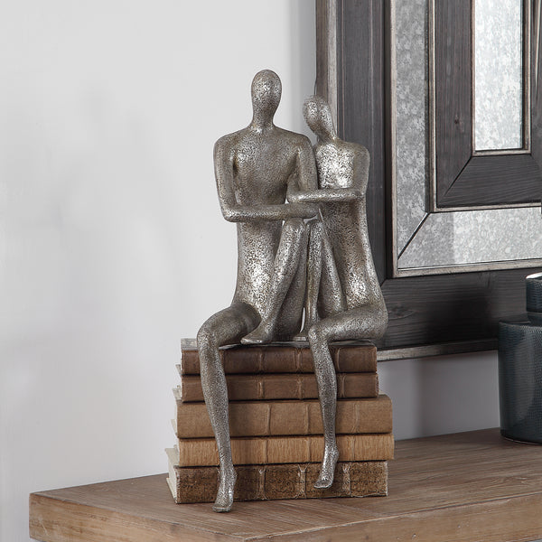 Uttermost Courtship Antique Nickel Figurine