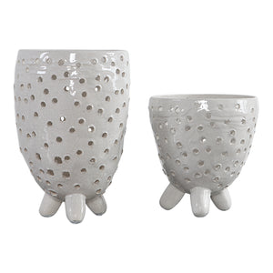 Uttermost Milla Mid-Century Modern Vases, S/2