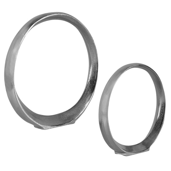 Uttermost Orbits Nickel Ring Sculptures, S/2