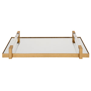 Uttermost Deki Gold Mirrored Tray