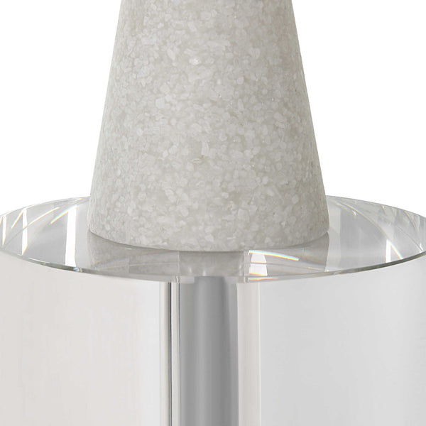 Uttermost Norte White Stone Sculptures Set/2