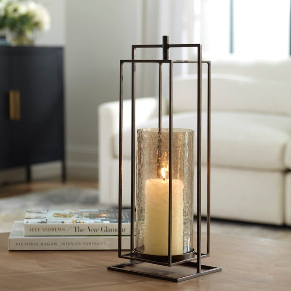 Uttermost Wenman Bronze Candleholder