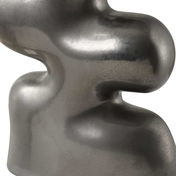 Uttermost Free Flowing Nickel Vases Set/2