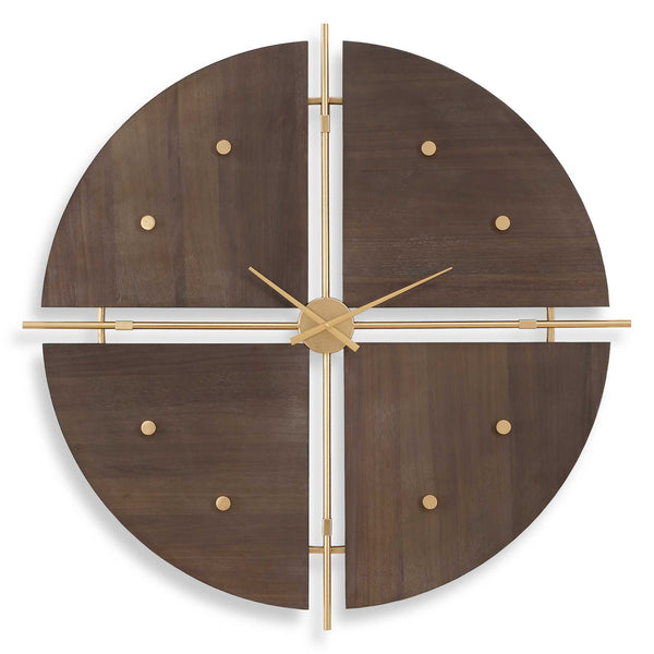 Uttermost Walnut Elegance Wall Clock