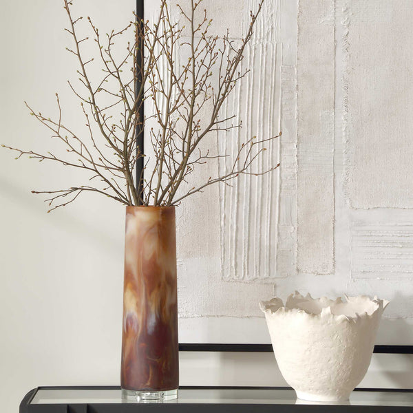Uttermost Iced Mocha Vase