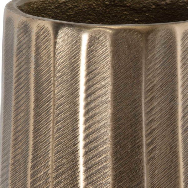 Uttermost Vertiforge Antique Gold Vases Set/2