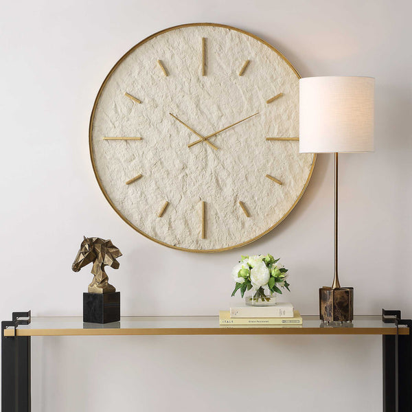 Uttermost Stone Serenity Wall Clock