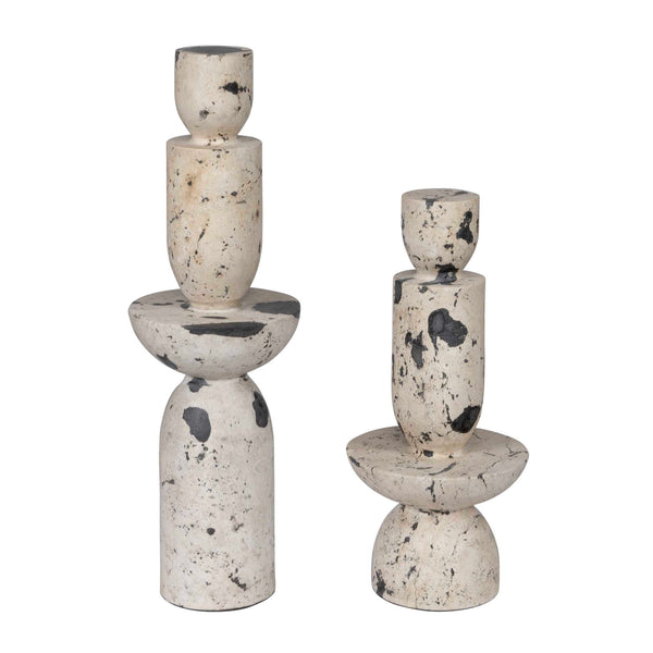 Uttermost Nouveau Tower Sculptures Set/2