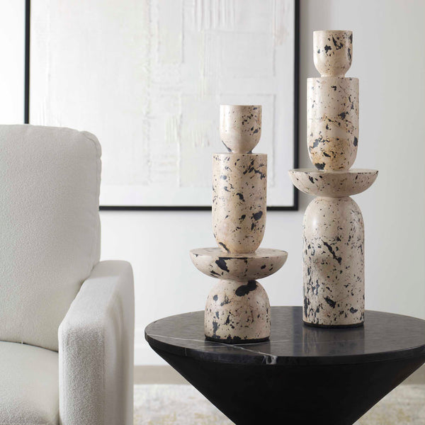 Uttermost Nouveau Tower Sculptures Set/2