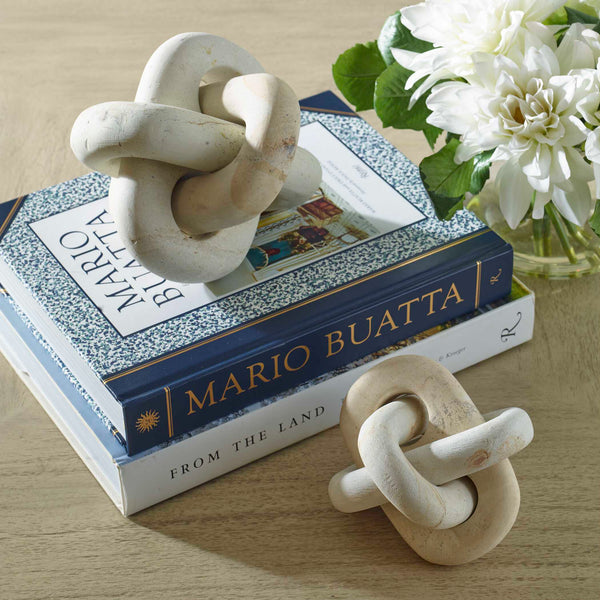 Uttermost Limestone Link Sculptures Set/2