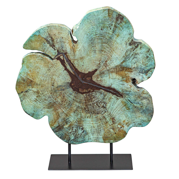 Uttermost Bahati Wood Blue Sculpture