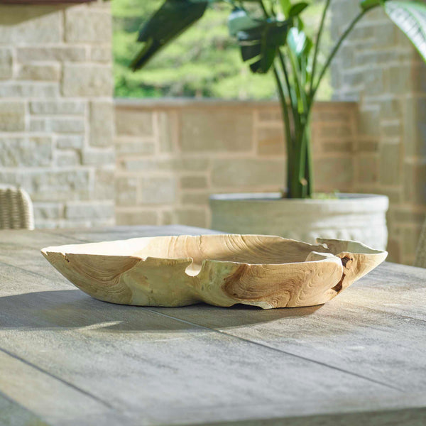 Uttermost Organic Embrace Outdoor Teak Bowl