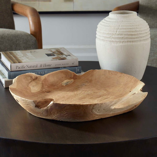 Uttermost Organic Embrace Outdoor Teak Bowl