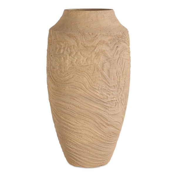 Uttermost Sandstone Flow Large Terracotta Vase