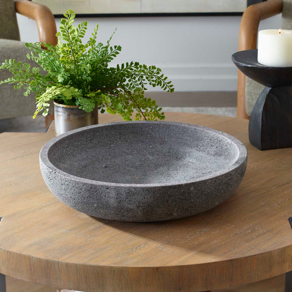 Uttermost Ashen Earth Outdoor Bowl