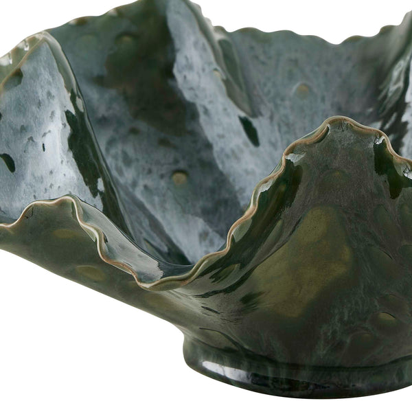 Uttermost Verdant Bloom Emerald Outdoor Bowl