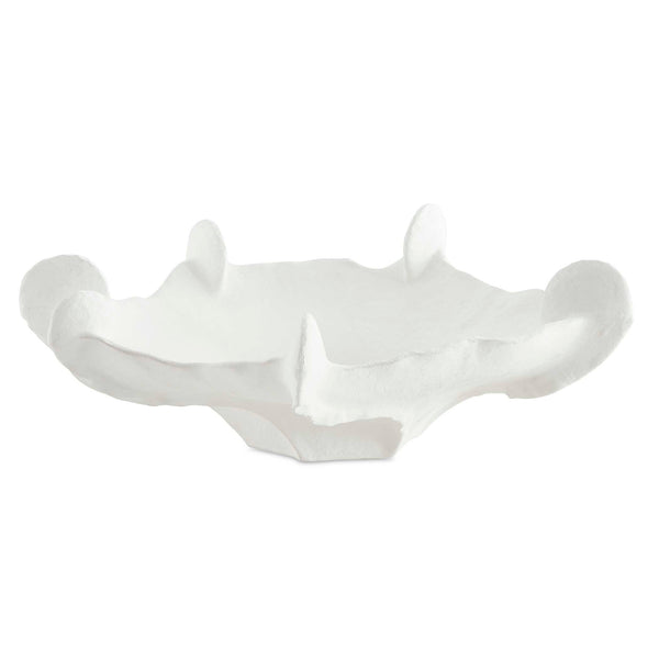Uttermost Coral Mirage White Outdoor Bowl