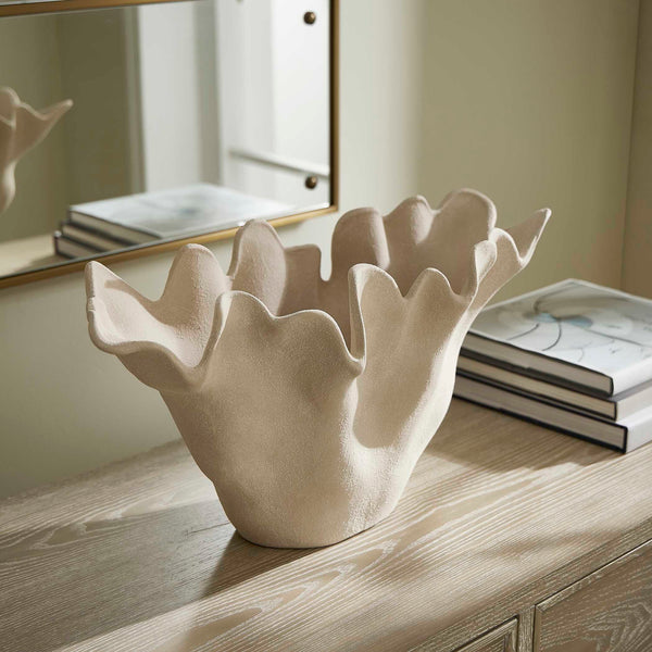 Uttermost Sand Dune Outdoor Ceramic Bowl