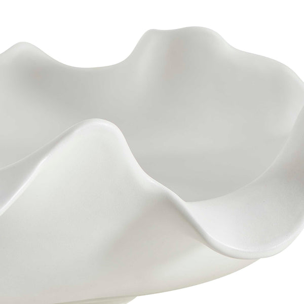 Uttermost Wave Crest White Outdoor Bowl