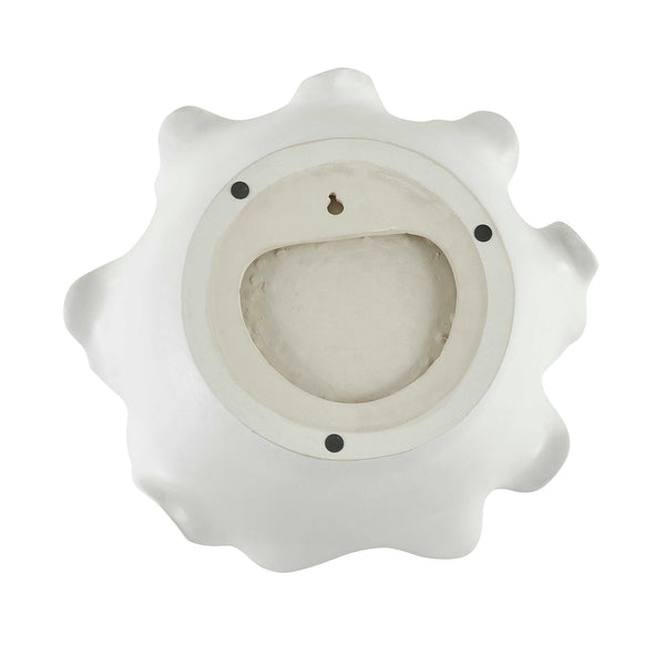 Uttermost Wave Crest White Outdoor Bowl