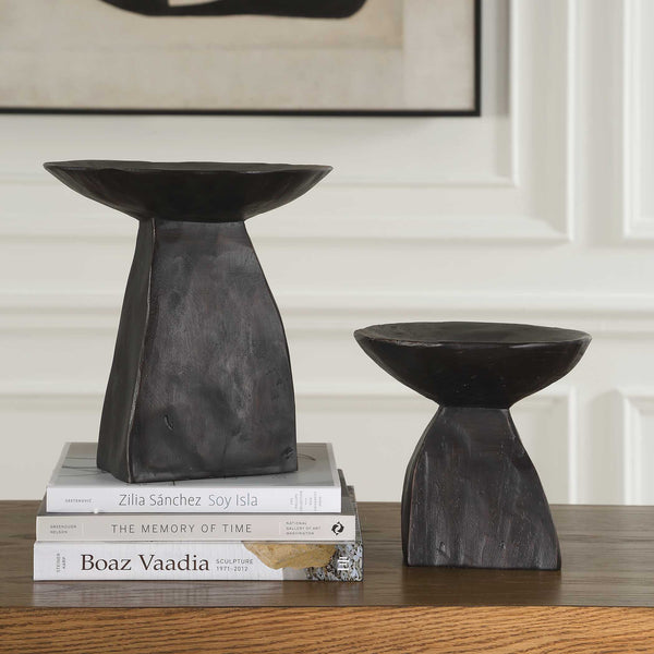 Uttermost Shadow Pedestal Bowls Set/2