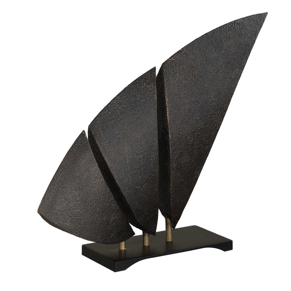 Uttermost Wind Crest Dark Bronze Sculpture