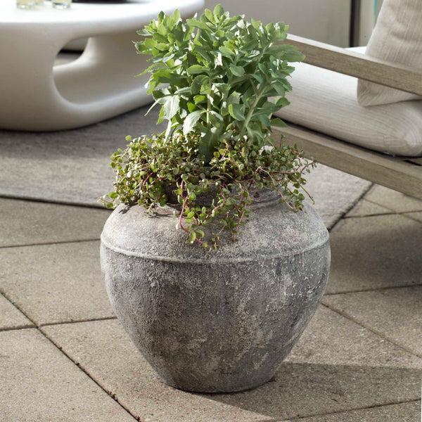 Uttermost Echoes Of Time Concrete Outdoor Planter