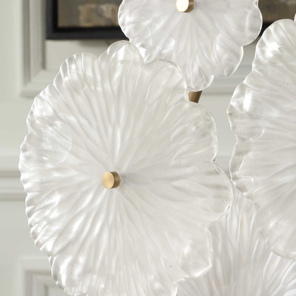 Uttermost Glass Garden Table Sculpture