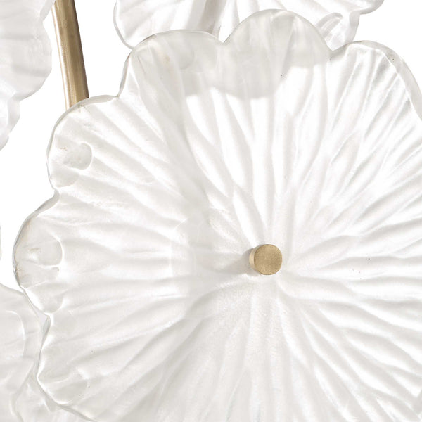 Uttermost Glass Garden Table Sculpture