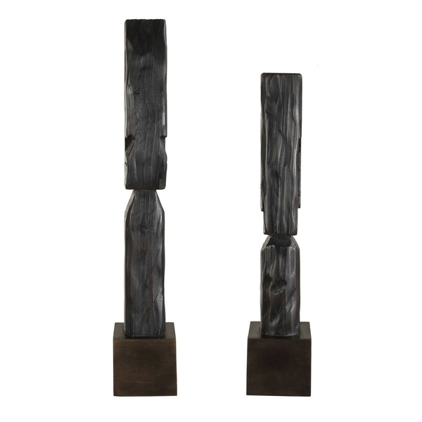 Uttermost Cipher Black Wood Totems Set/2