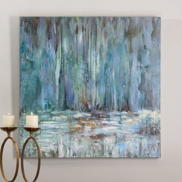 Uttermost Blue Waterfall Art