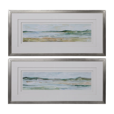 Uttermost Panoramic Seascape Framed Prints Set/2