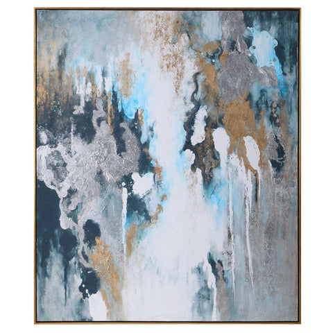 Uttermost Stormy Seas Hand Painted Canvas